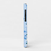 Blue Terrazzo Pattern Case-Mate iPhone Case (Achterkant/links)