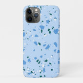 Blue Terrazzo Pattern Case-Mate iPhone Case (Achterkant)