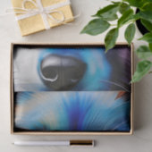 BLUE TERRIER DOG SLUITEN TISSUEPAPIER (Geschenk)