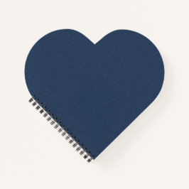 Blue Texture Heart Shaped Spiral Bound Notitieboek