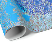 BLUE TEXTURED ABSTRACT PATTERN CADEAUPAPIER (Rol Hoek)