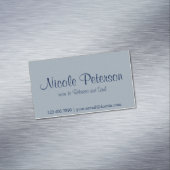 Blue Textured Mmammie Card Magnetisch Visitekaartje (Voorbeeld)