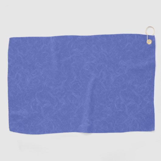 Blue textured pattern with swirling cloud golfhanddoek (Horizontaal)