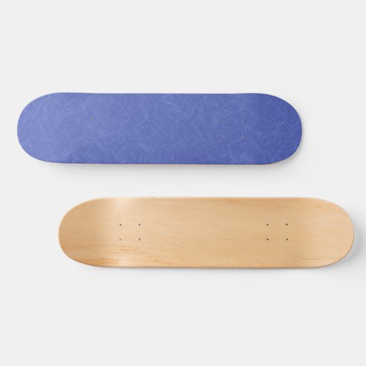 Blue textured pattern with swirling cloud persoonlijk skateboard (Horizontaal)