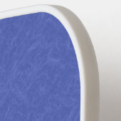 Blue textured pattern with swirling cloud pickleball paddle (Links Detail)