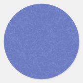 Blue textured pattern with swirling cloud ronde sticker (Voorkant)