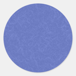 Blue textured pattern with swirling cloud ronde sticker