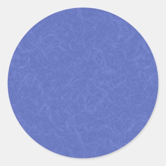 Blue textured pattern with swirling cloud ronde sticker (Voorkant)