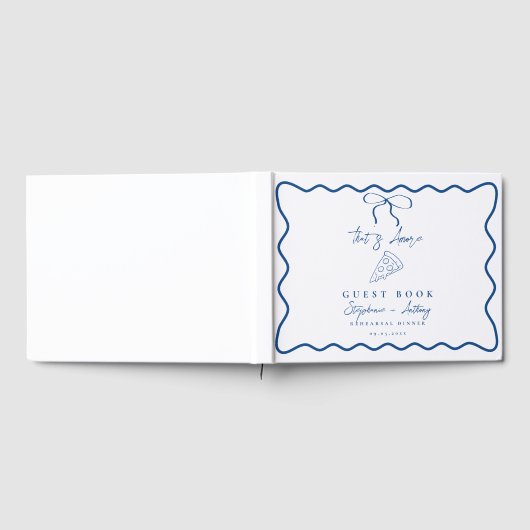 Blue That's Amore Pizza repetitie diner Gastenboek (Volledig)