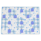 Blue-Themed Birthday Groot Cadeauzakje (Voorkant)