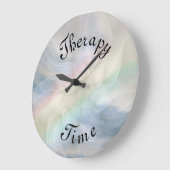 Blue Therapy Time Rainbow Mandala Grote Klok (Hoek)