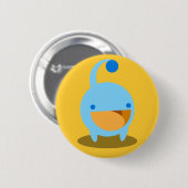 Blue Thingy Button (Voorkant /achterkant)