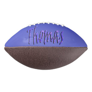 Blue Thomas Name Logo, American Football