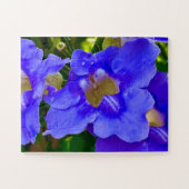 Blue Thunbergia Glory Legpuzzel (Horizontaal)