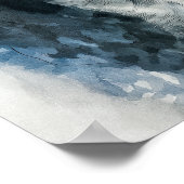 Blue tick coon hound portrait poster (Hoek)