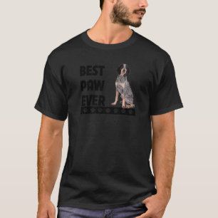 Blue Tick Coonhound Dad Day Dog Best Paw T-shirt