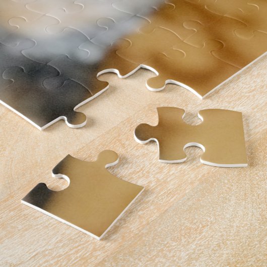 Blue Tick Coonhound Jigzaag Puzzle Legpuzzel (Zijkant)