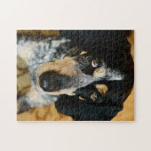 Blue Tick Coonhound Jigzaag Puzzle Legpuzzel (Horizontaal)