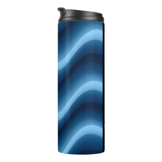 Blue Tide Thermal Tumbler Thermosbeker (Geroteerd rechts)