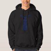 Blue Tie Casual Dress Code Hoodie (Voorkant)