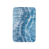 Blue Tie Dye Bath Mat (Voorkant Verticaal)