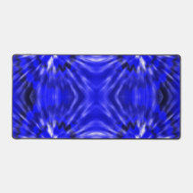 Blue Tie Dye Desk Mat