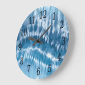 Blue Tie Dye  Grote Klok (Hoek)