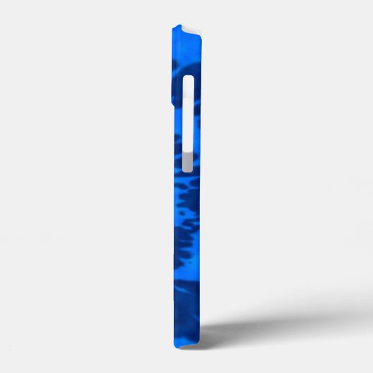 Blue Tie Dye iPhone Case (Achterkant / Links)