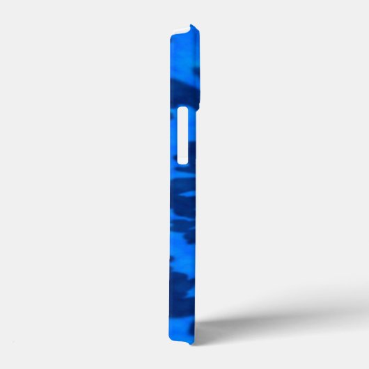 Blue Tie Dye iPhone Case (Achterkant / Rechts)