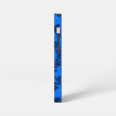 Blue Tie Dye iPhone Case Hoesje (Linkerkant)