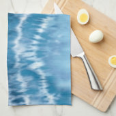 Blue Tie Dye Keuken Handdoek (Quarter Fold)