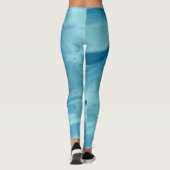 Blue Tie Dye  Leggings (Achterkant)