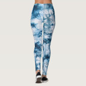 Blue Tie Dye Leggings (Achterkant)