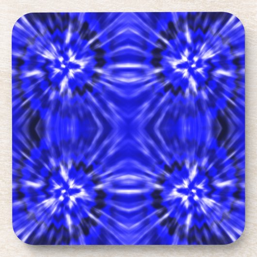 Blue Tie Dye Onderzetter Set (Voorkant)