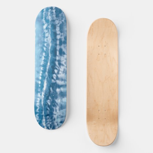 Blue Tie Dye Skateboard (Voorkant)