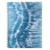 Blue Tie Dye Spiral Notitieboek (Voorkant)