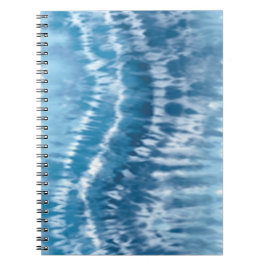 Blue Tie Dye Spiral Notitieboek
