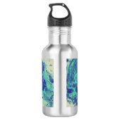 Blue Tie Dye Waterfles (Achterkant)