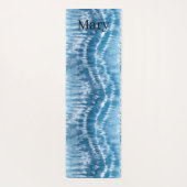 Blue Tie Dye Yogamat (Achterkant)