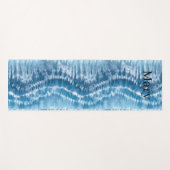 Blue Tie Dye Yogamat (Voorkant (horizontaal))