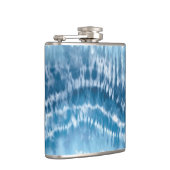 blue tie kleurstof kolf heupfles (Rechts)