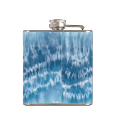 blue tie kleurstof kolf heupfles (Achterkant)