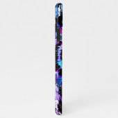 Blue Tiger iPhone Case - Paars tijgergezicht iPhone Hoesje (Rechterkant)