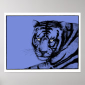 BLUE TIGER POSTER (Voorkant)