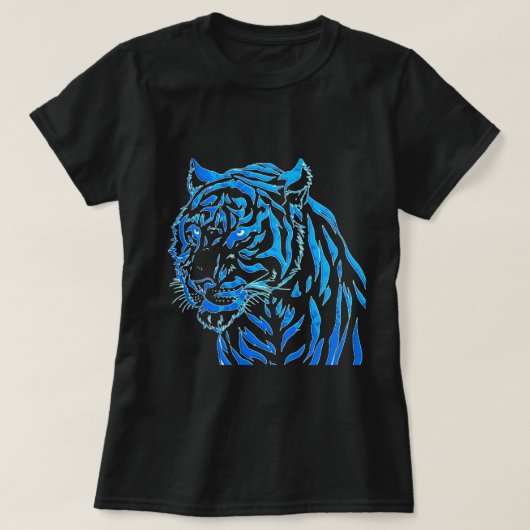 Blue Tiger T-Shirt (Design voorkant)