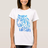 Blue Tiger T-Shirt (Voorkant)