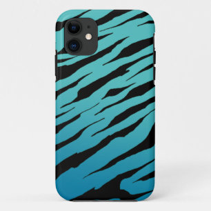 Blue Tijger Streep iPhone5/5S Hoesjes