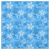 Blue Tiki Mmaskers Hawaiian Stof (Swatch)