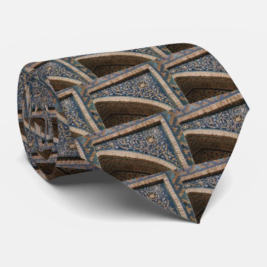 Blue Tile Archway stropdas (Opgerold)