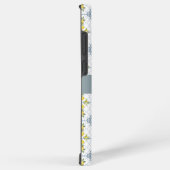 Blue Tile French Country Lemon Name Monogram Samsung Galaxy Hoesje (Rechterkant)